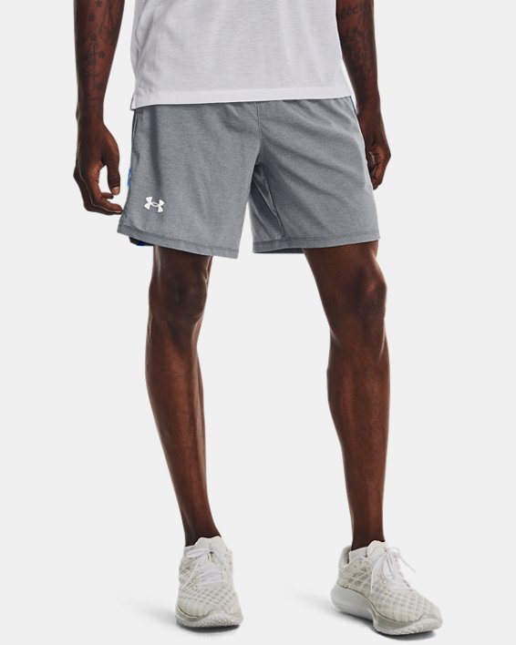 Men's UA Launch Run 7" Shorts, Gray, pdpMainDesktop image number 0